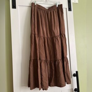 Lucy & Yak brown Maxi Skirt